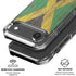 Jamaican Flag Dark Wood iPhone 17 Air MagSafe Case